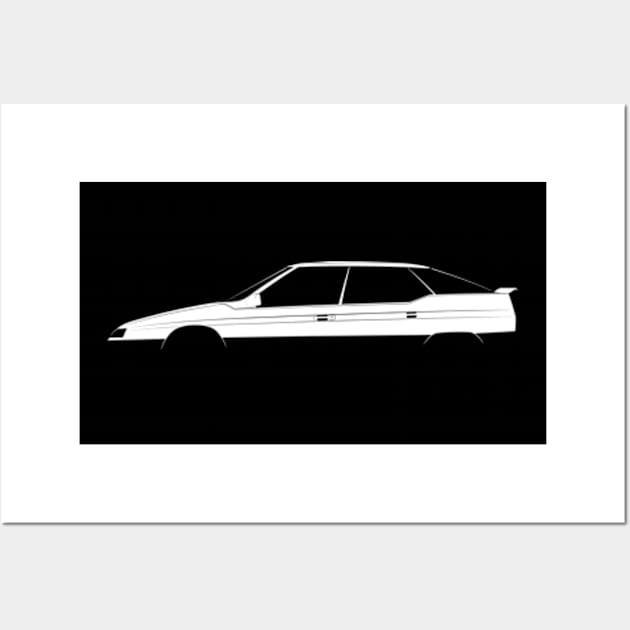 Citroen XM Silhouette Wall Art by Car-Silhouettes